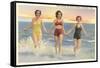 Thirties Bathing Beauties, Galveston-null-Framed Stretched Canvas