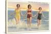 Thirties Bathing Beauties, Galveston-null-Stretched Canvas