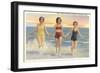 Thirties Bathing Beauties, Galveston-null-Framed Art Print