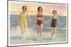 Thirties Bathing Beauties, Galveston-null-Mounted Art Print