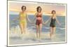 Thirties Bathing Beauties, Galveston-null-Mounted Art Print