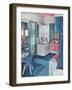 Thirties Bathroom-null-Framed Art Print