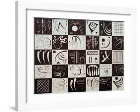 Thirty, 1937-Wassily Kandinsky-Framed Giclee Print