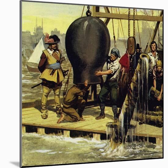 Thirty-Five Years Later, a Bronze Canon Was Raised from the Wreckage-Alberto Salinas-Mounted Giclee Print