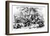 Thirty French Knights Battle the English, Brittany, France, 1351 (1882-188)-Deghouy-Framed Giclee Print