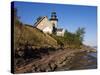 Thirty Mile Lighthouse, Golden Hill State Park, Lake Ontario, New York State, USA-Richard Cummins-Stretched Canvas
