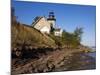 Thirty Mile Lighthouse, Golden Hill State Park, Lake Ontario, New York State, USA-Richard Cummins-Mounted Photographic Print