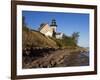 Thirty Mile Lighthouse, Golden Hill State Park, Lake Ontario, New York State, USA-Richard Cummins-Framed Photographic Print