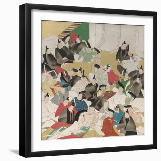 Thirty-Six Poets, Edo Period-Sakai Hoitsu-Framed Giclee Print