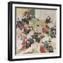 Thirty-Six Poets, Edo Period-Sakai Hoitsu-Framed Giclee Print