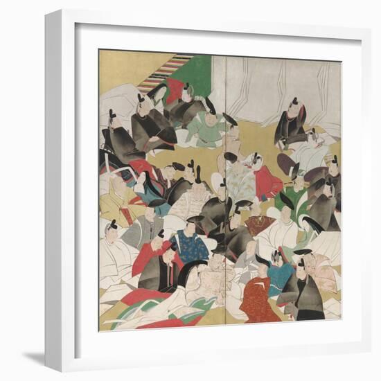 Thirty-Six Poets, Edo Period-Sakai Hoitsu-Framed Giclee Print