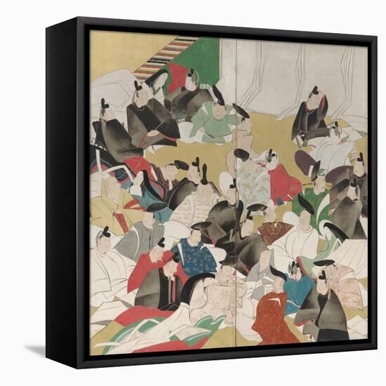 Thirty-Six Poets, Edo Period-Sakai Hoitsu-Framed Stretched Canvas