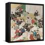 Thirty-Six Poets, Edo Period-Sakai Hoitsu-Framed Stretched Canvas