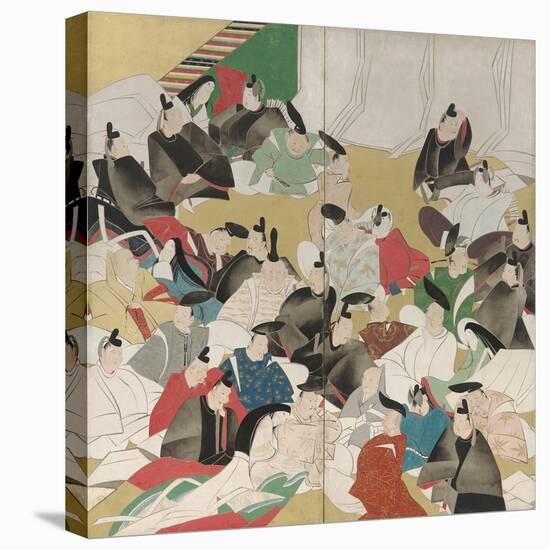 Thirty-Six Poets, Edo Period-Sakai Hoitsu-Stretched Canvas