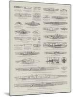 Thirty-Six Years' Progress in Submarine Navigation-null-Mounted Giclee Print