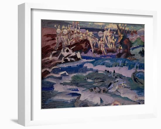 Thirty-Three Bogatyrs, 1901-Mikhail Alexandrovich Vrubel-Framed Giclee Print