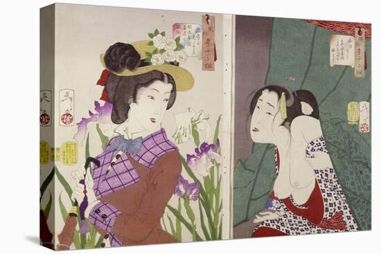 Thirty Two Aspects of Aspects of Women-Tsukioka Kinzaburo Yoshitoshi-Stretched Canvas