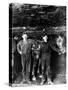 This 1908 Photo Shows Two Young Boys Working as Drivers-null-Stretched Canvas