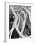 This 1937 Aerial View Shows the Biggest of Highway Crossover Points-null-Framed Photographic Print