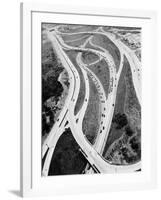 This 1937 Aerial View Shows the Biggest of Highway Crossover Points-null-Framed Photographic Print