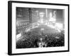 This Aerial View Shows New York's Times Square at Midnight-null-Framed Photographic Print