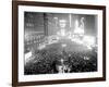 This Aerial View Shows New York's Times Square at Midnight-null-Framed Photographic Print