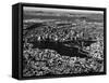 This Aerial View Shows the City of Oakland, Calif., in the Foreground-null-Framed Stretched Canvas