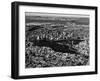 This Aerial View Shows the City of Oakland, Calif., in the Foreground-null-Framed Premium Photographic Print