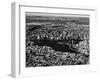 This Aerial View Shows the City of Oakland, Calif., in the Foreground-null-Framed Premium Photographic Print