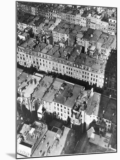 This Aerial View Shows the Site of the Projected Rockefeller Center-null-Mounted Photographic Print