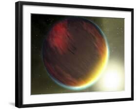This Artist's Concept Shows a Cloudy Jupiter-Like Planet That Orbits Very Close to Its Star-Stocktrek Images-Framed Photographic Print