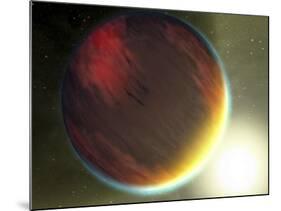 This Artist's Concept Shows a Cloudy Jupiter-Like Planet That Orbits Very Close to Its Star-Stocktrek Images-Mounted Photographic Print