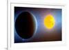 This Artist's Conception Depicts the Kepler-10 Star System-null-Framed Art Print
