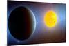 This Artist's Conception Depicts the Kepler-10 Star System-null-Mounted Art Print