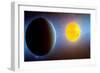 This Artist's Conception Depicts the Kepler-10 Star System-null-Framed Premium Giclee Print