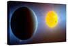 This Artist's Conception Depicts the Kepler-10 Star System-null-Stretched Canvas