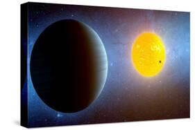 This Artist's Conception Depicts the Kepler-10 Star System-null-Stretched Canvas