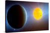 This Artist's Conception Depicts the Kepler-10 Star System-null-Stretched Canvas