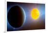 This Artist's Conception Depicts the Kepler-10 Star System-null-Framed Art Print