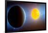 This Artist's Conception Depicts the Kepler-10 Star System-null-Framed Art Print