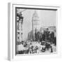 This Ca. 1900 Photograph Shows a Street Scene in San Francisco, California-null-Framed Photographic Print