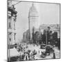 This Ca. 1900 Photograph Shows a Street Scene in San Francisco, California-null-Mounted Photographic Print