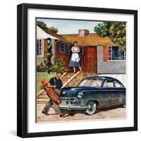 "This Car Needs Washing", October 3, 1953-Amos Sewell-Framed Giclee Print