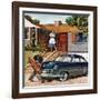 "This Car Needs Washing", October 3, 1953-Amos Sewell-Framed Giclee Print