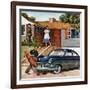 "This Car Needs Washing", October 3, 1953-Amos Sewell-Framed Giclee Print