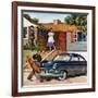 "This Car Needs Washing", October 3, 1953-Amos Sewell-Framed Giclee Print