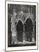 This Cathedral of Rheims, in France-null-Mounted Giclee Print