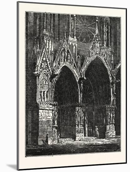 This Cathedral of Rheims, in France-null-Mounted Giclee Print