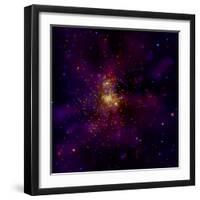 This Chandra X-ray Observatory Image Shows Westerlund 2, a Young Star Cluster-null-Framed Photographic Print