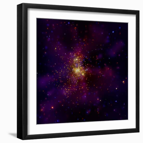 This Chandra X-ray Observatory Image Shows Westerlund 2, a Young Star Cluster-null-Framed Photographic Print